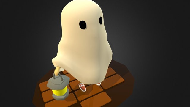 Ghost Kid 3D Model