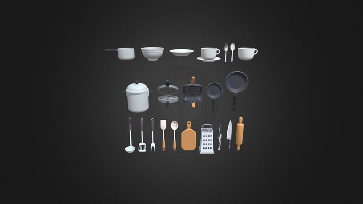 Kitchen Appliances 3D Model