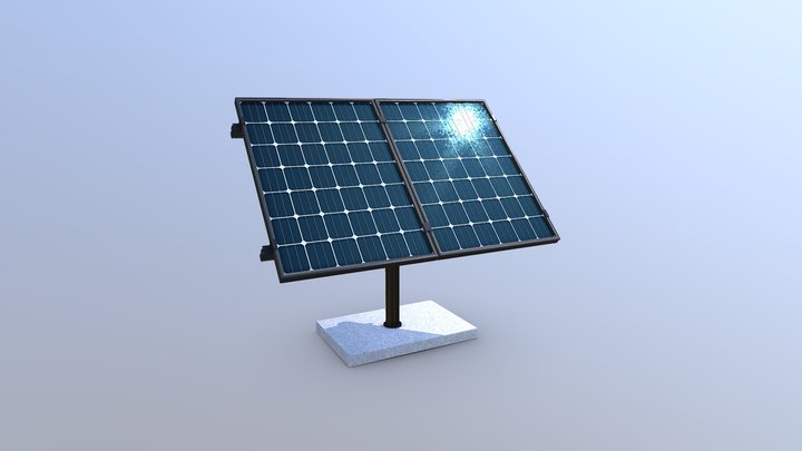 Solar Panel V3 3D Model