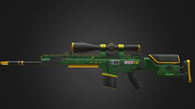 Scar-20 3D models - Sketchfab