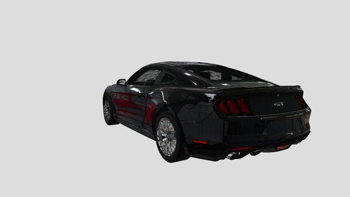 My Unmarked 2015 Ford Mustang GT 3D Model