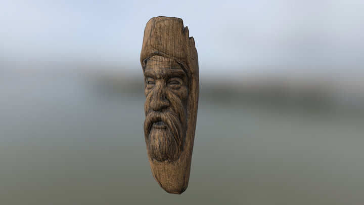 Carved Tree Spirit 3D Model