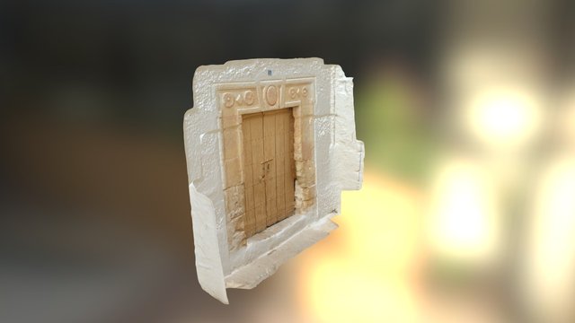 Puerta de la ermita de San Sebastián. Huelma 3D Model