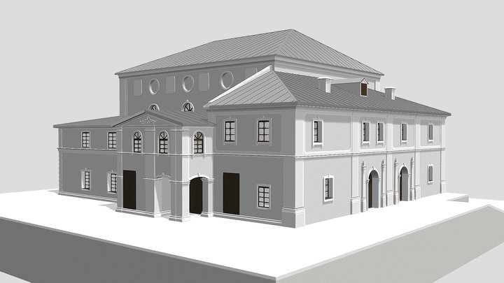 Synagogue 3D Model