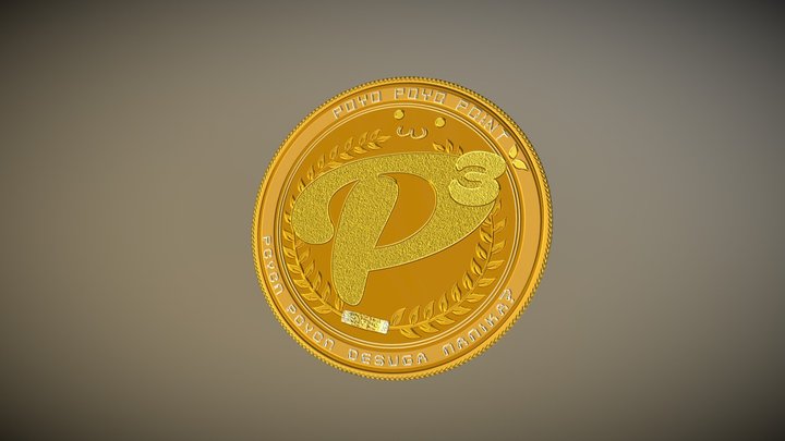 PPP COIN NEW 3D 3D Model