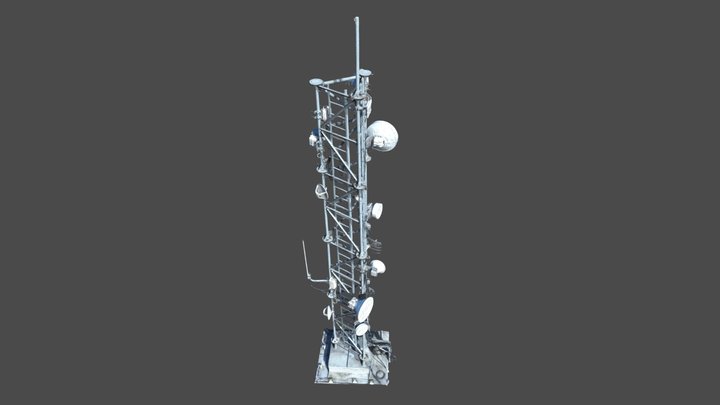 Cell Tower TUZV 3D Model