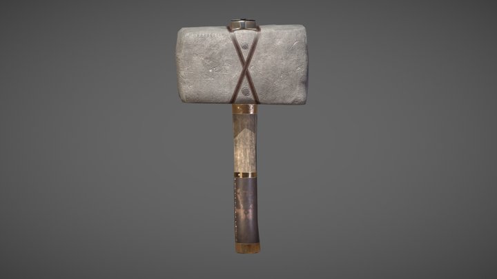 Rust | Leatherworker Hammer 3D Model