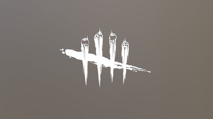 Dead By Daylight Logo 3D 3D Model