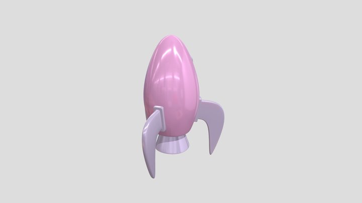 Toy Rocket render 3D Model