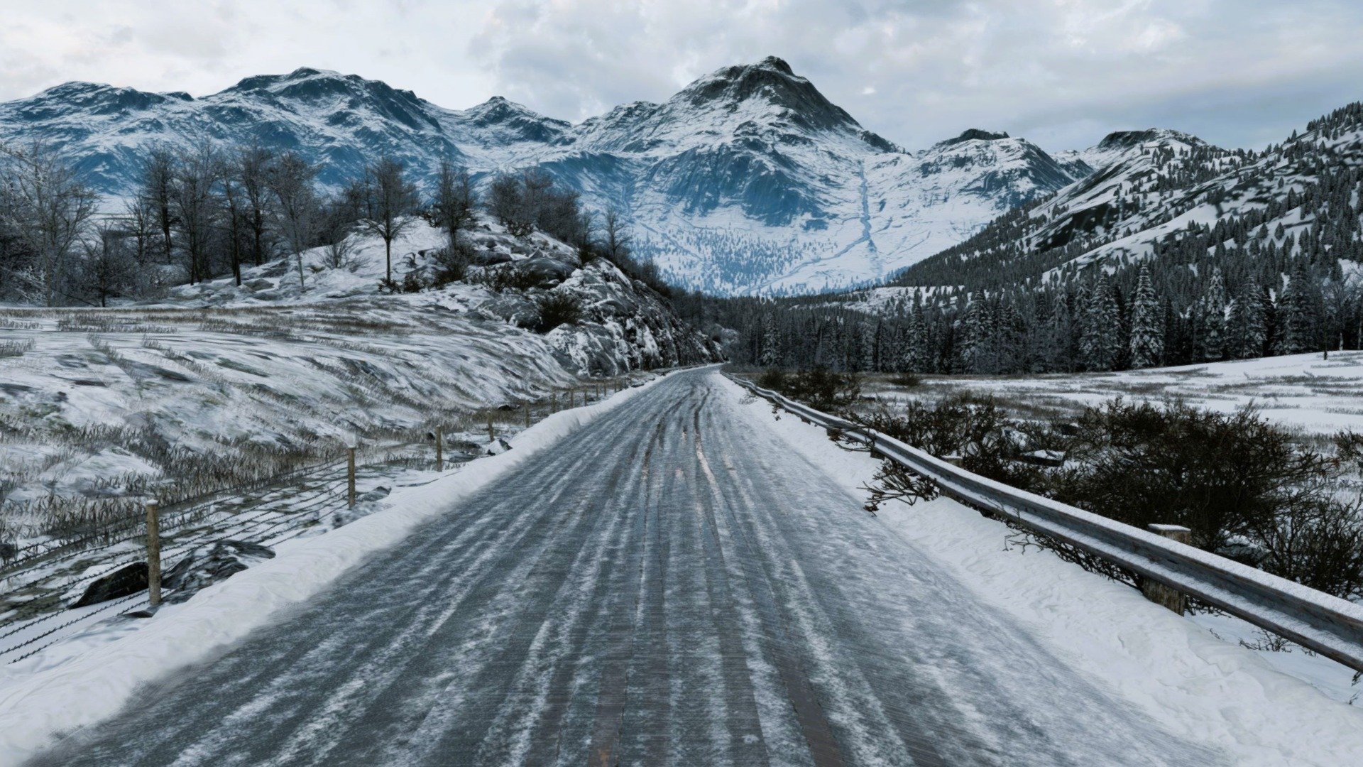 Scenic Winter Countryside Roads - 3D model by 99.Miles [799c74c ...