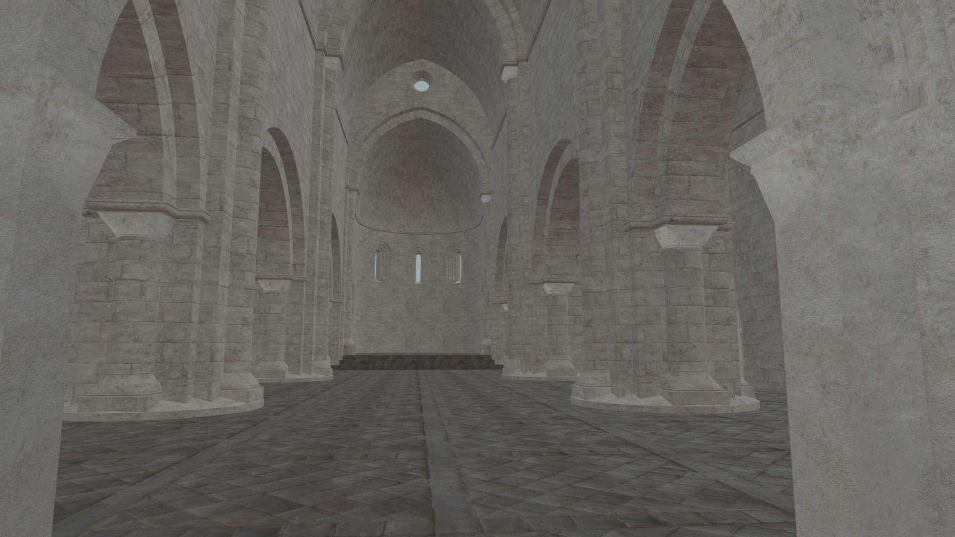 Convento de Oreja - Reconstrucción virtual