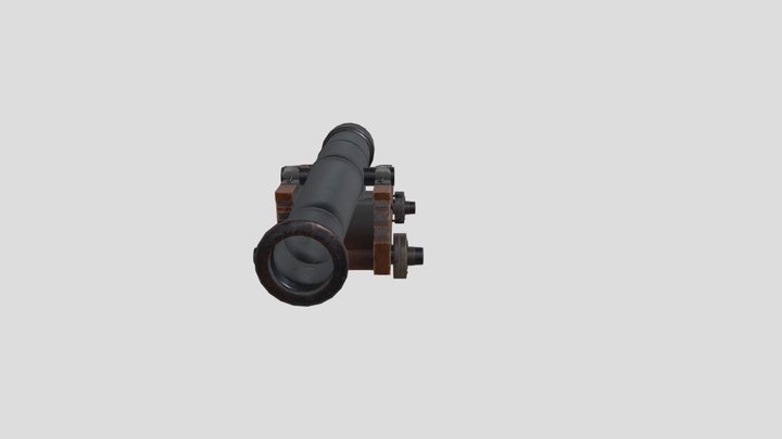 HMSVessel's 32 Pounder Cannon 3D Model