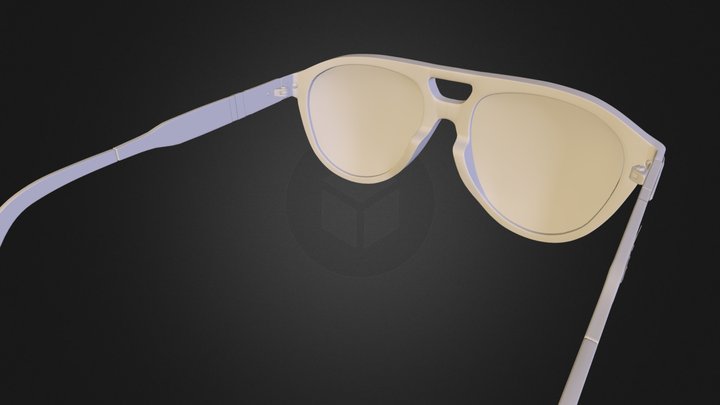 Glasses Lamborghini2 3D Model