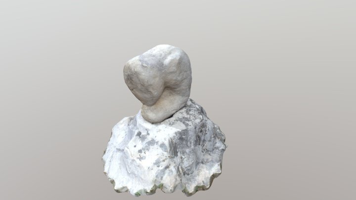 Labraunda 2017 marble cat 3D Model