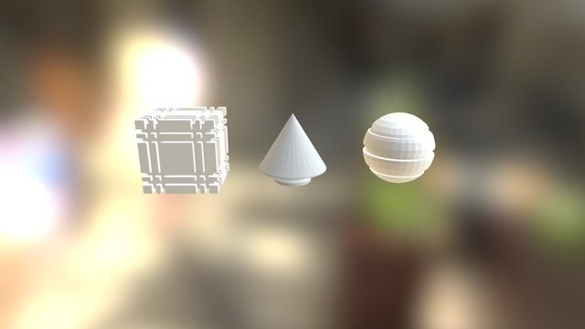 CG Cookie Blender Mesh Modeling Exercise 1 3D Model