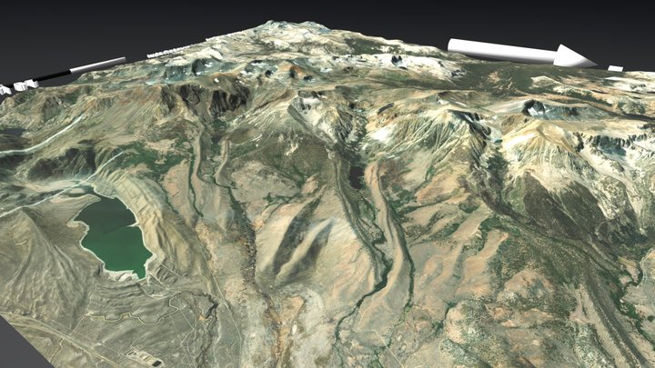 East side of Yosemite 3D Model