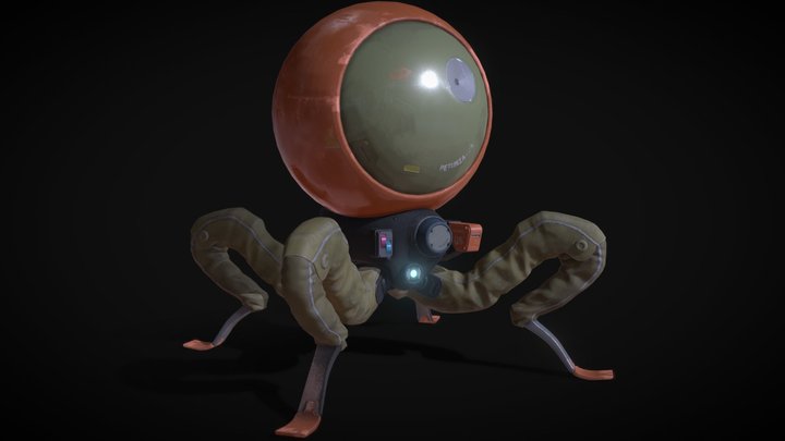 Radar Bot 3D Model
