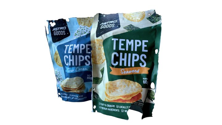 Indonesia Tempeh Chips (Scaniverse) – Kostenloses 3D-Modell STL