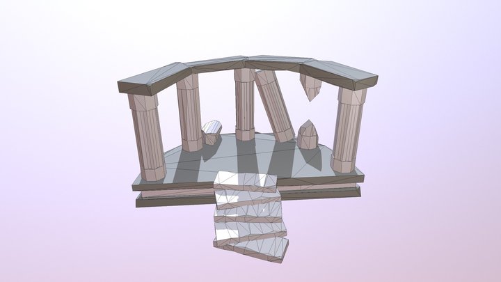Ancient Altar1 3D Model