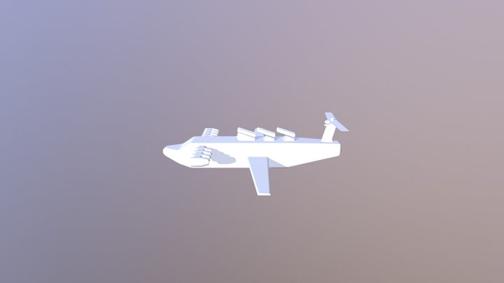 Ekranoplan 3D Model