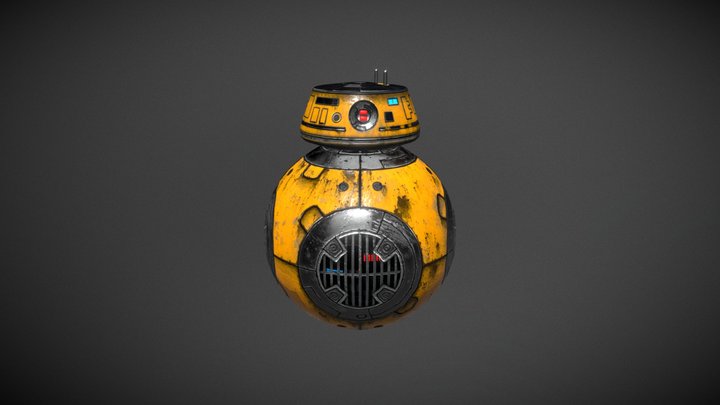 Star Warc BB9E Droid 3D Model