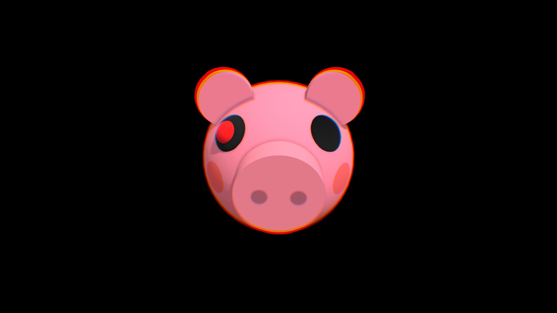 Stylized Roblox Piggy Head Download Free 3d Model By
