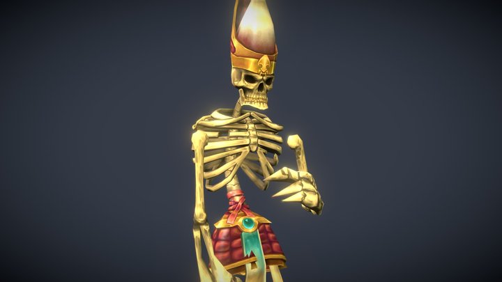Skeletal Grime 3D Model