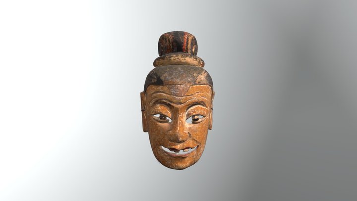 Asian Mask 3D Model