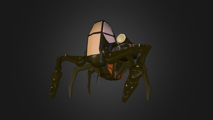 Crab Robot 3D Model
