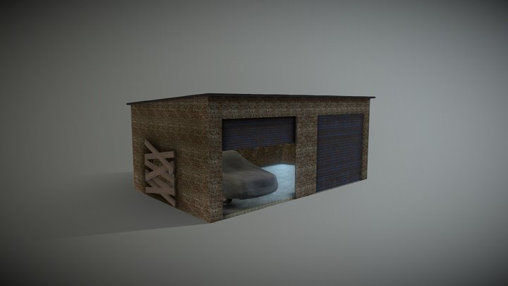 Abandoned Garage - Game Asset – Modelo 3D gratuito STL