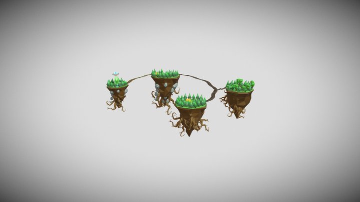 Camping Grounds with a twist 3D Model
