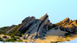Photogrammetry scan of Vasquez Rocks filming location by Austin Beaulier