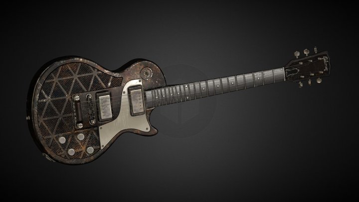 Metal Les Paul 3D Model