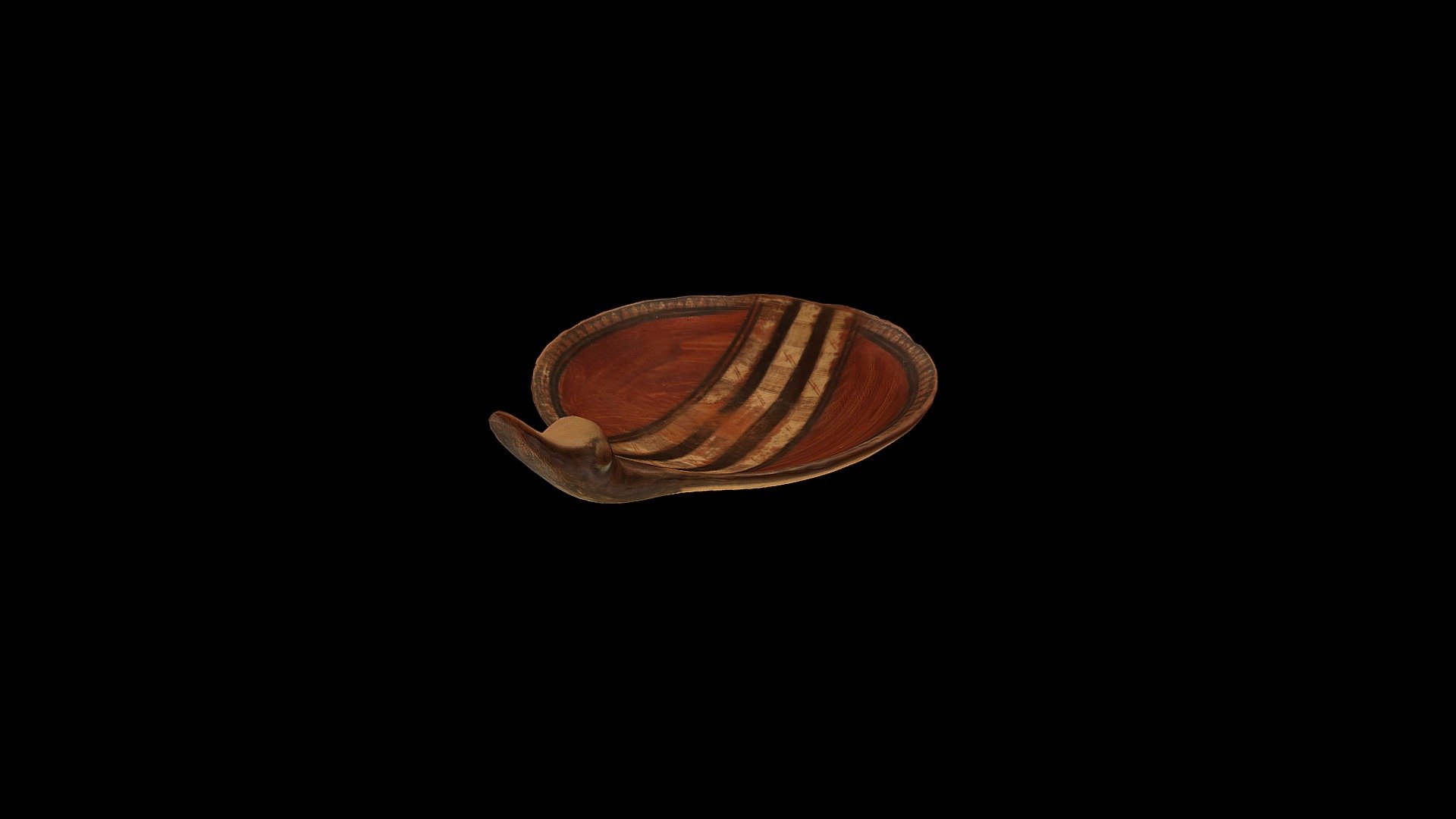 PLATO CON APLICACIÓN ORNITOMORFA