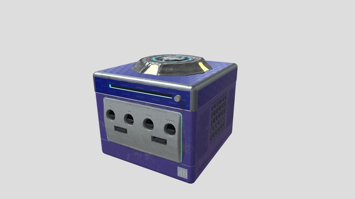 Futuristic restored GameCube 3D Model