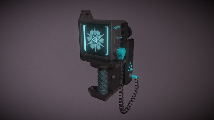 Cool Looking Monitor 3D Model