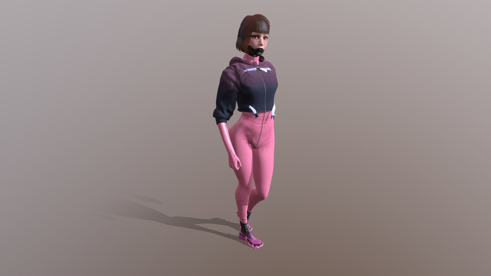 GIRL IN PINK - 3D model by slezkitekut (@asertyk2) [79a735b] - Sketchfab