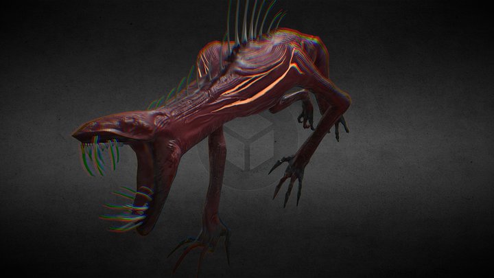 SCP939 3D Model