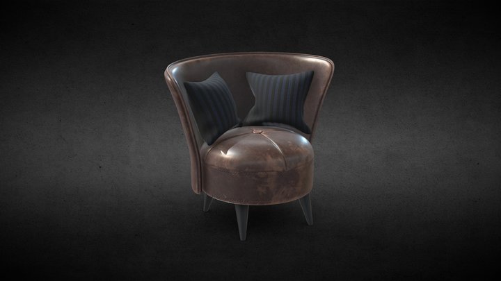 Poltrona decorativa 3D Model