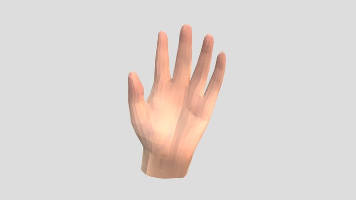 Cam Miles Hand Model 3D Model