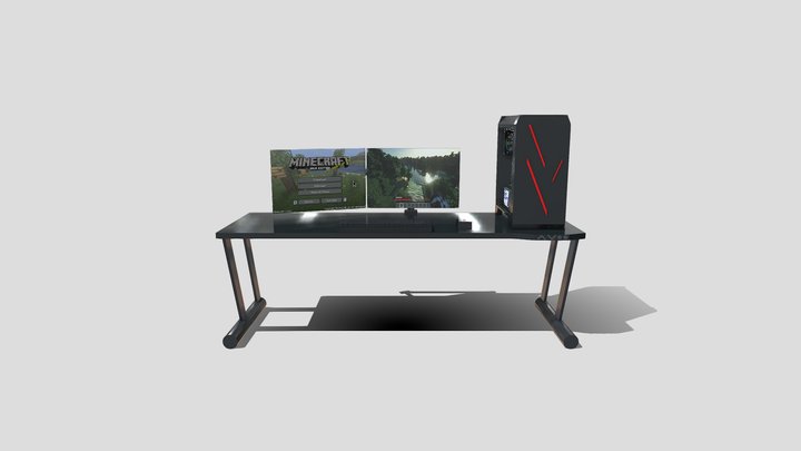 gaming pc Free 3D Model in Computer 3DExport