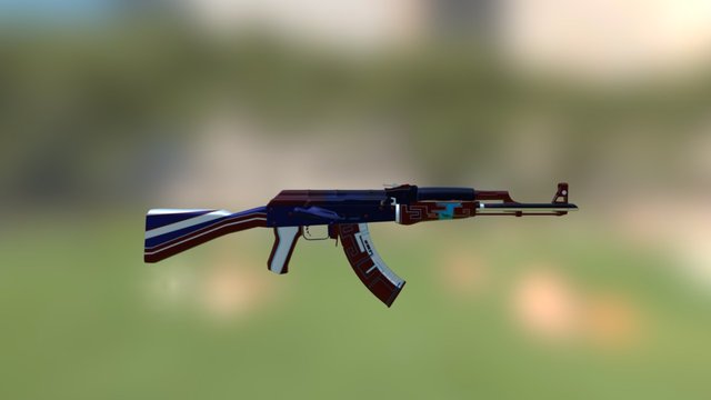 Ak-47 | Modern 3D Model