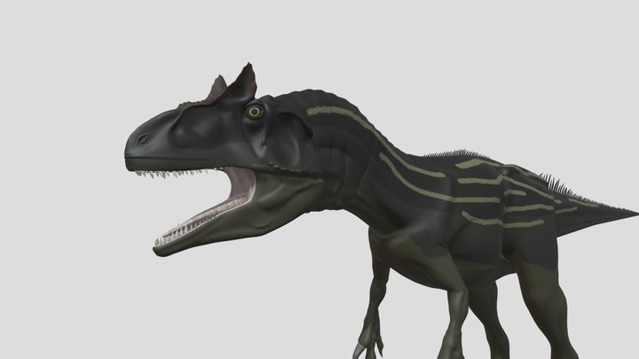 Dinoraul Saurophaganax (Allosaurus anax) recolor – Free 3D Model STL