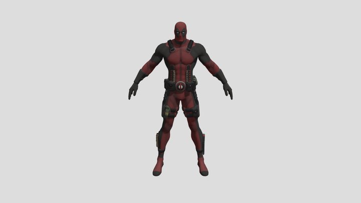 Deadpool 3D Model