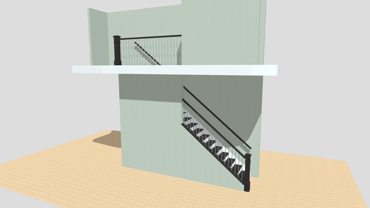 A La Mode - Stainless Railing 3D Model