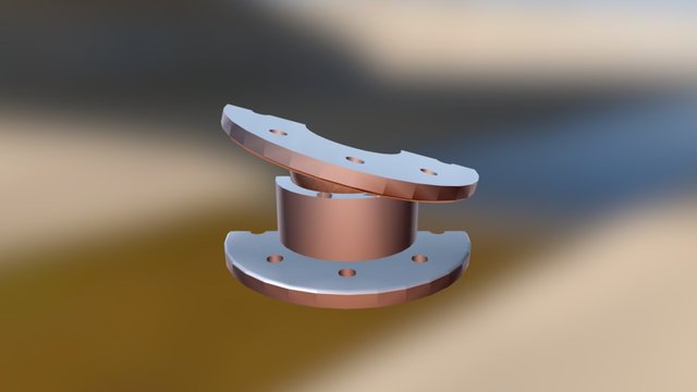 Rotula50montada 3D Model