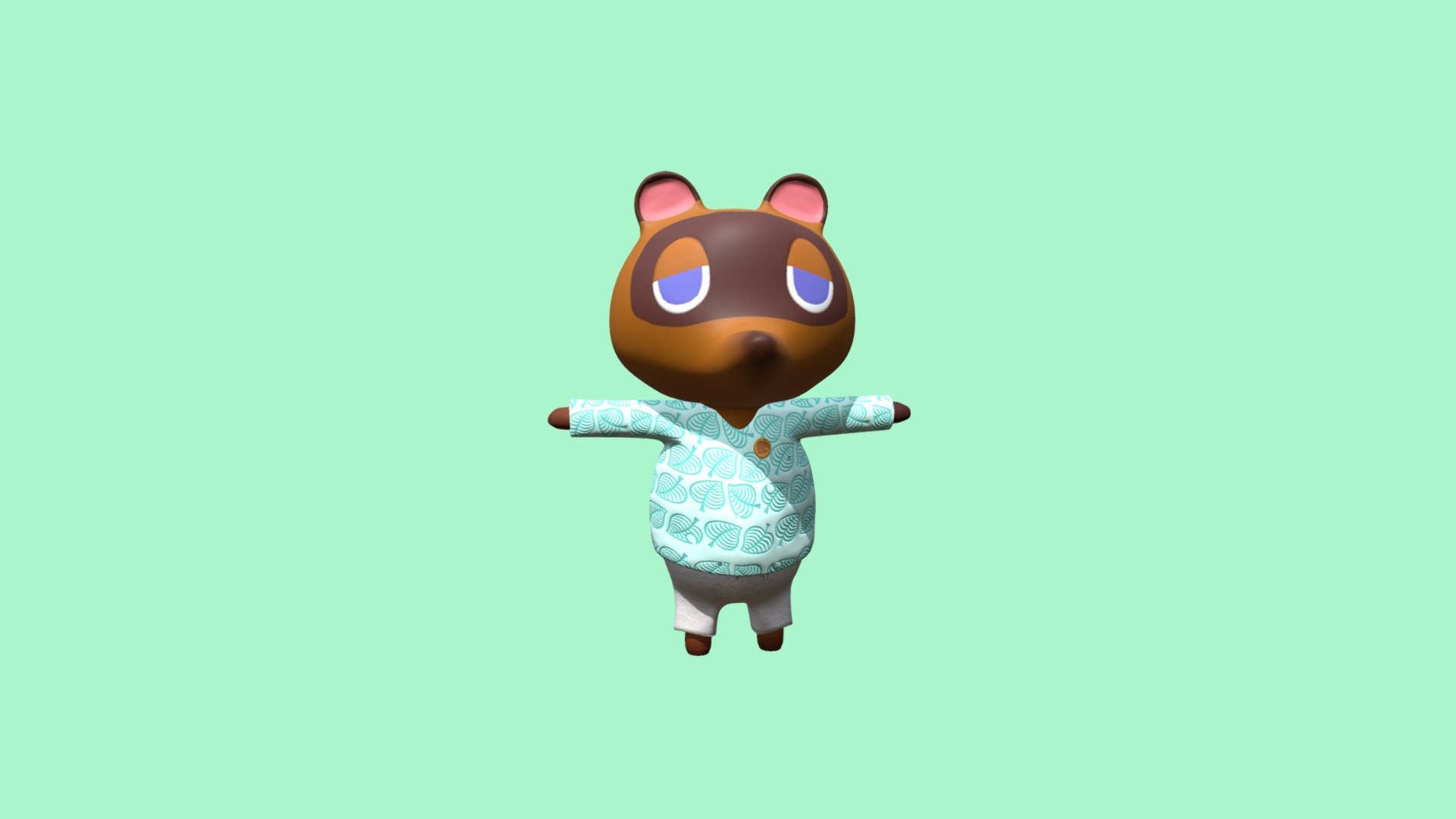 Tom Nook - Animal Crossing 3D model by Danielesx - 3D model by ...