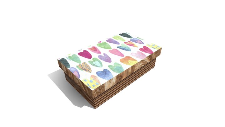 Caja Flores 3D Model