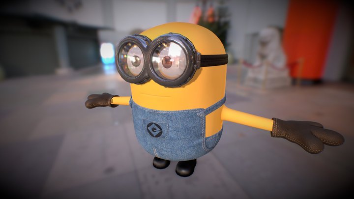 Minion Bob 3D Model