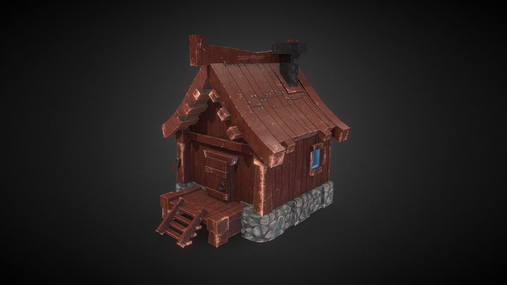 Stylized house 3D Model